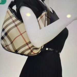 Burberry shoulder bag nova canvas vintage